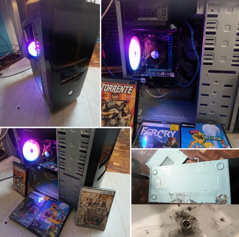 Ordenador de sobremesa reparado